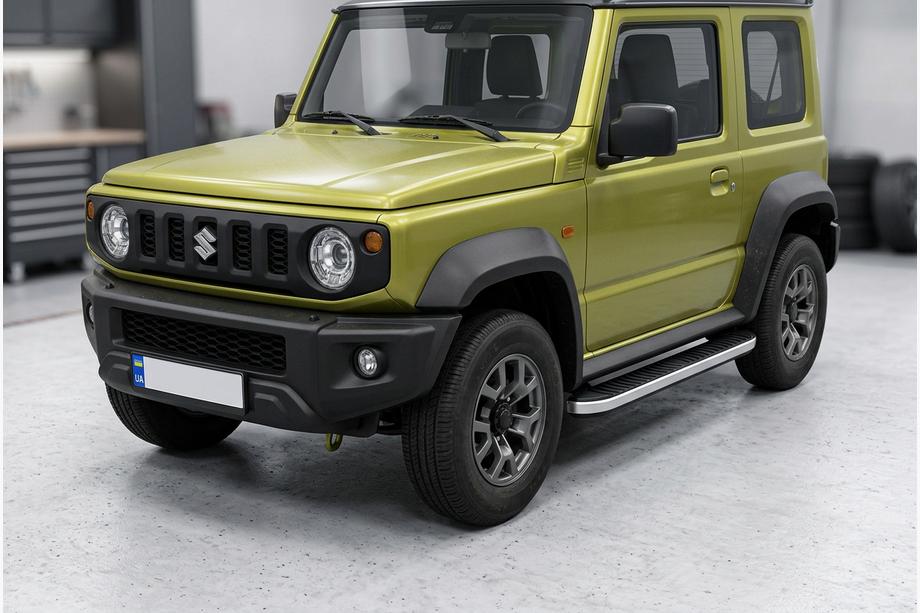 Suzuki Jimny 2018- Seitenschweller Tayga Grey (2 Stk., Aluminium) Image