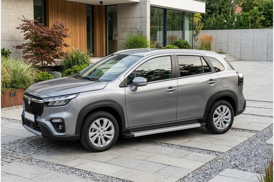 Suzuki SX4 S-Cross 2021- Seitenschweller Maya V2 (2 Stk., Aluminium) Image