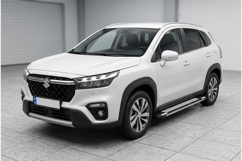 Suzuki SX4 S-Cross 2021- Trittbretter Rainbow (2 Stk., Aluminium) Image