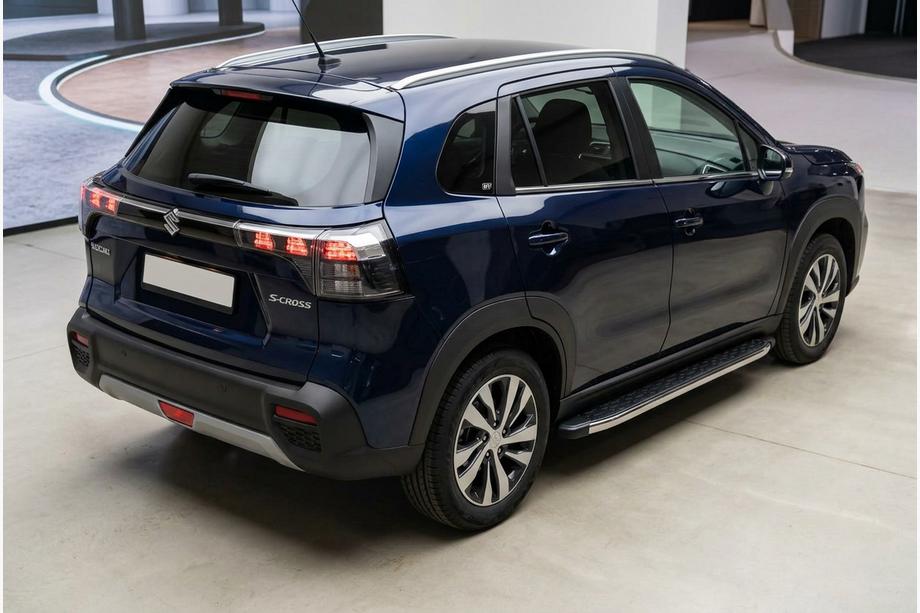 Suzuki SX4 S-Cross 2021- Seitenschweller BlackLine (2 Stk., Aluminium) Image