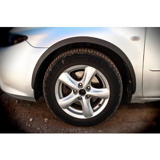 Kotflügelverbreiterungen (SD-SW) (4 Stk, schwarz, ABS-Kunststoff) Mazda 6 2003-2008 Foto 1