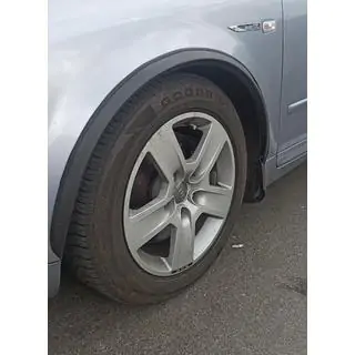 Kotflügelverbreiterungen (4 Stk, schwarz, ABS-Kunststoff)