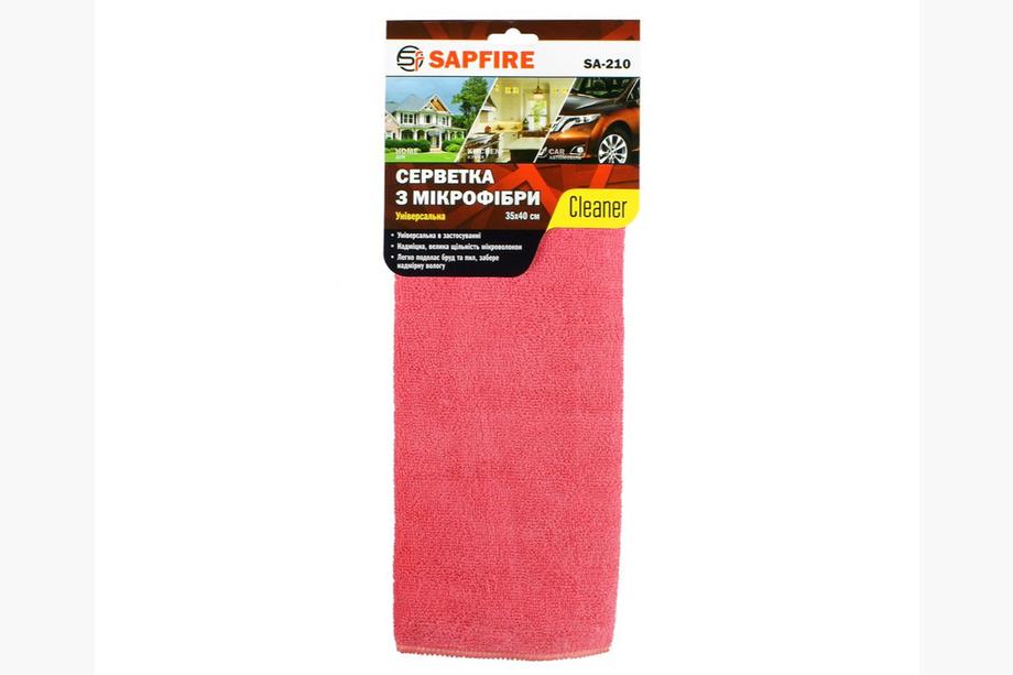 Universaltücher 35x40 cm rot SA-210 SAPFIRE Cleaner Image