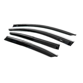 Windabweiser SD mit Chromleiste für USA (4 Stk, HIC) Honda Accord IX 2013-2017 Foto 2