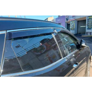 Windabweiser mit Chromleiste (4 Stk, HIC) Infiniti FX 2008-2012 Foto 1