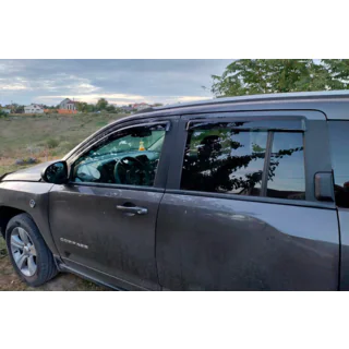 Windabweiser (4 Stk, HIC) Jeep Compass 2006-2016 Foto 2