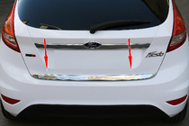 Ford Fiesta 2008-2017 Kofferraumleiste Edelstahl OmsaLine - Italienischer Edelstahl Foto 3