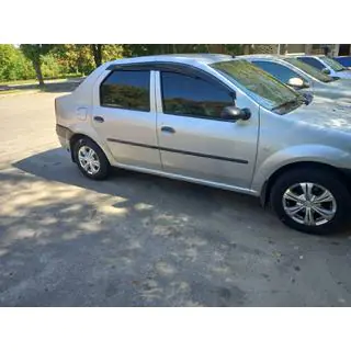 Windabweiser (4 Stk., Sunplex Sport) Renault Logan I 2008-2013 Foto 3