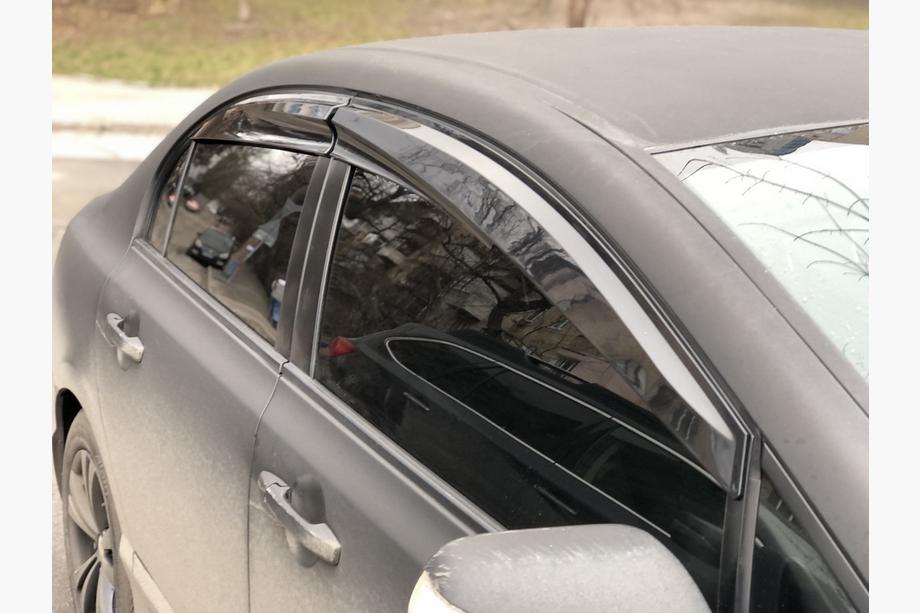 Honda Civic Sedan VIII 2006-2011 Windabweiser (4 Stk., Sunplex Sport) Image