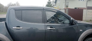 Mitsubishi L200 2006-2015 Windabweiser (4 Stk., Sunplex Sport) Foto 4