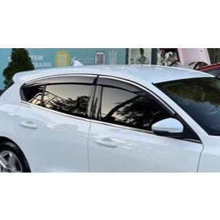 Windabweiser mit Chromleiste HB/SD (4 Stk., Sunplex Chrome) Ford Focus IV 2018- Foto 2