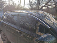 Nissan Qashqai 2007-2010 Windabweiser mit Chromleisten (4 Stk., Sunplex Chrome) Foto 6