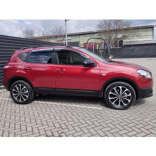Windabweiser mit Chromleisten (4 Stk., Sunplex Chrome) Nissan Qashqai 2010-2014 Foto 3