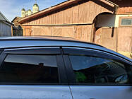 Opel Astra J 2009-2015 Chrom Windabweiser mit Leiste HB/SD (4 Stk, Sunplex Chrome) Foto 2