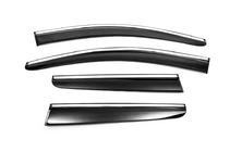 Peugeot 3008 2016-2023 Windabweiser mit Chromleisten (4 Stk., Sunplex Chrome) Foto 3