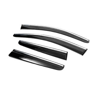 Windabweiser mit Chromleisten (4 Stk., Sunplex Chrome) Peugeot 3008 2016-2023 Foto 4