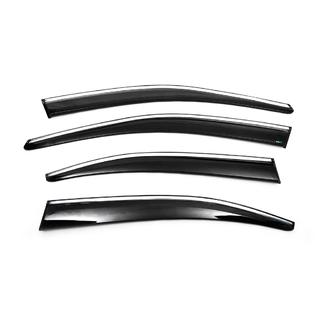 Windabweiser mit Chromleiste Liftback (4 Stk., Sunplex Chrome) Foto 1
