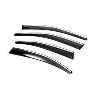 Windabweiser mit Chromleiste Liftback (4 Stk., Sunplex Chrome) Foto 2