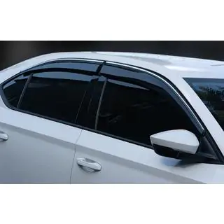 Windabweiser mit Chromleiste SD (4 Stk., Sunplex Chrome) Skoda Superb 2015-2024 Foto 1