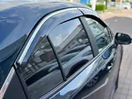 Toyota Corolla 2019- Windabweiser mit Chromleisten (4 Stk., Sunplex Chrome) Foto 1