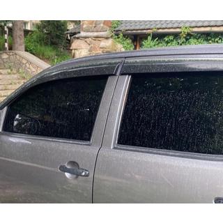 Windabweiser mit Chromleisten (4 Stk., Sunplex Chrome) Toyota Hilux 2006-2015 Foto 3
