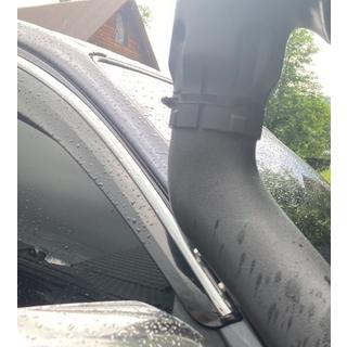 Windabweiser mit Chromleisten (4 Stk., Sunplex Chrome) Toyota Hilux 2006-2015 Foto 4