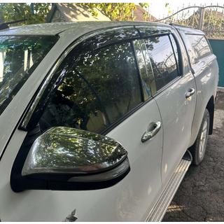 Windabweiser mit Chromleisten (4 Stk., Sunplex Chrome) Toyota Hilux 2015- Foto 3