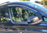 Volkswagen Caddy 2020- Windabweiser mit Chromleiste (2 Stk., Sunplex Chrome) Foto 2