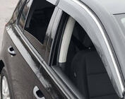 Volkswagen Golf 5 2003-2009 Windabweiser mit Chromleisten (4 Stk., Sunplex Chrome) Foto 6