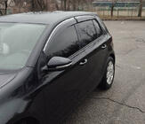 Volkswagen Golf 5 2003-2009 Windabweiser mit Chromleisten (4 Stk., Sunplex Chrome) Foto 15