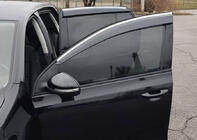 Volkswagen Golf 6 2008-2014 Windabweiser mit Chromleiste HB (4 Stk., Sunplex Chrome) Foto 13