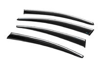 Volkswagen Passat B6 2006-2012 Windabweiser mit Chromleisten (4 Stk., Sunplex Chrome) Foto 7