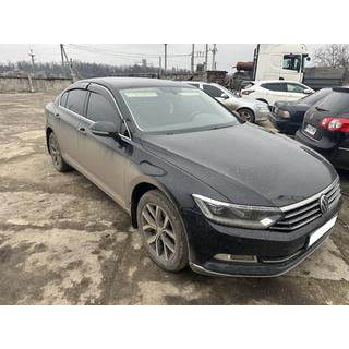 Windabweiser mit Chromleiste SD (4 Stk., Sunplex Chrome) Volkswagen Passat B8 2015-2023 Foto 2
