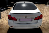 BMW 5 Series F10/F11 2010–2016 Heckspoiler Lippe Sunplex (für F10, schwarz) Foto 8