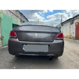 Heckspoiler LIP (Sunplex, schwarz) (118,5cm x 5,5cm) Peugeot 301 2012- Foto 4