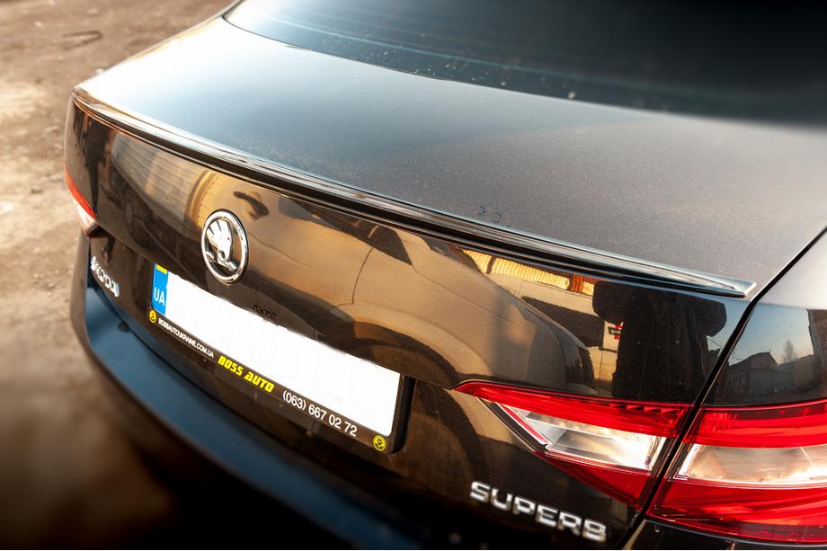 Skoda Superb 2015-2024 Heckspoiler LIP (Sunplex, schwarz) (119,2cm*7,3cm) Image