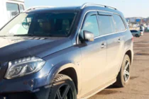 Mercedes GLE W167 2018- Windabweiser mit Chromleiste (4 Stk, HIC) Foto 1