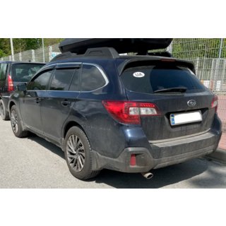 Windabweiser mit Chromleiste (4 Stk, HIC) Subaru Legacy 2014-2019 Foto 2