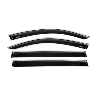 Windabweiser mit Chromleiste Allspace LWB (4 Stk, HIC) Volkswagen Tiguan 2016-2023 Foto 1