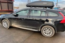 Volvo V60 2011-2018 Windabweiser mit Chromleiste (4 Stk, HIC) Foto 3