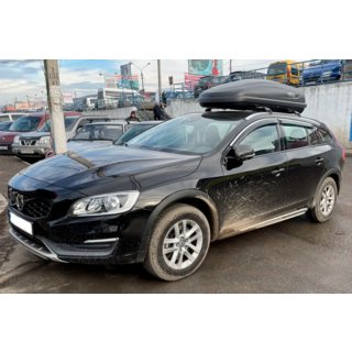 Windabweiser mit Chromleiste (4 Stk, HIC) Volvo V60 2011-2018 Foto 1