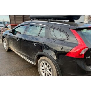 Windabweiser mit Chromleiste (4 Stk, HIC) Volvo V60 2011-2018 Foto 2
