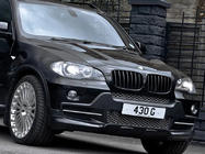 BMW X5 E70 2007-2013 Stoßstangenaufsatz Set (grundiert zum Lackieren) Foto 2