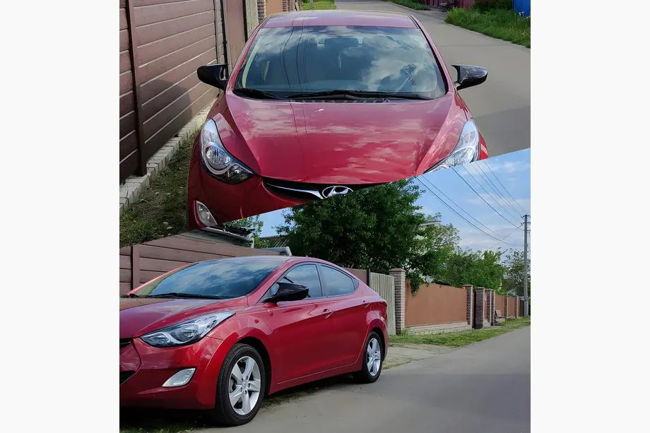 Hyundai Elantra (MD/UD) 2011-2015 Spiegelabdeckungen ohne Blinker-Ausschnitt im BMW-Style (2 Stk) Image