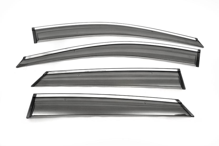 Hyundai IX-35 2010-2015 Chrom Windabweiser (4 Stk, ABM) Image