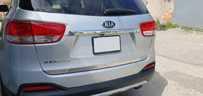 Kia Sorento III UM 2014-2020 Kofferraumdeckel Unterkante Edelstahl Libao Foto 2