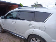 Mitsubishi Outlander 2012-2021 Chrom Windabweiser (4 Stk., Libao) Foto 1