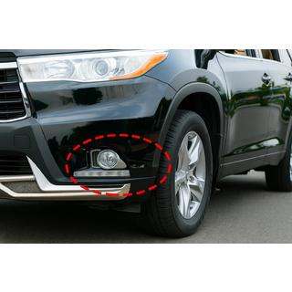 Nebelscheinwerfer Abdeckungen Libao (2013-2016 ABS) Toyota Highlander 2013-2019 Foto 1