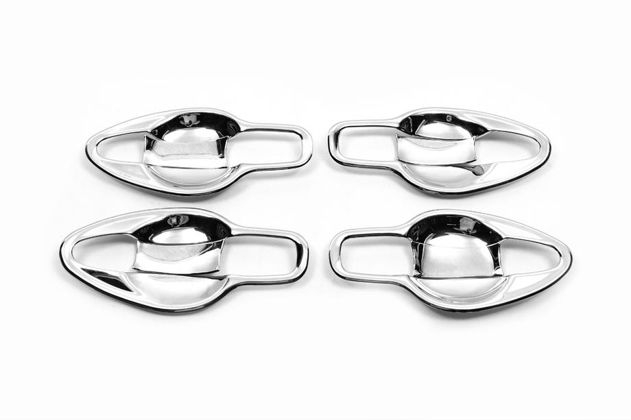 Nissan Qashqai 2014-2021 Chrom Unterlagen für Türgriffe Libao (4 Stk, Kunststoff) Image