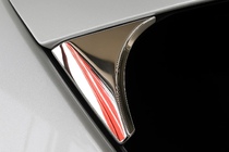 Nissan Qashqai 2014-2021 Spoiler-Abdeckungen Libao (2 Stk, Kunststoff) Foto 2